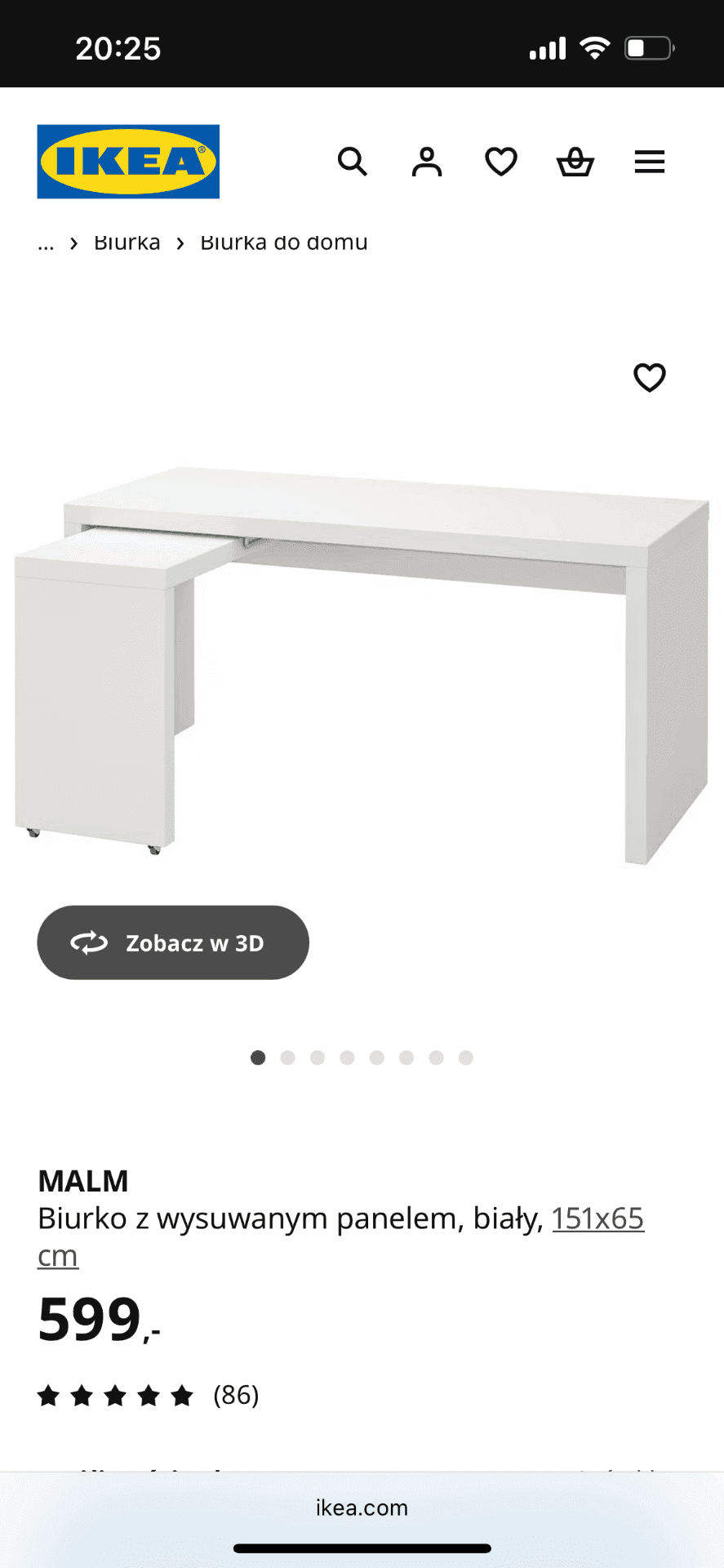 Sprzedam biurko Ikea